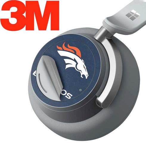 NFL Denver Broncos - Distressed Surface Headphones Skin